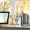 Gay Pride Wooden Box Sign – 5x5 Inches "Love Is Love" Gay Romance Desk Decor – Inclusive LGBTQ Ally Room Accent, Home Office Display, & Pride Month Gift for Men, Women & Teens
